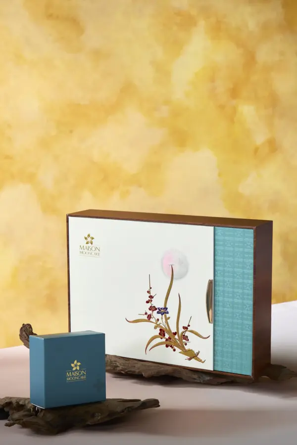 Bánh trung thu Maison Mooncake - hộp Dịu Dàng - set 06 bánh nướng 80g