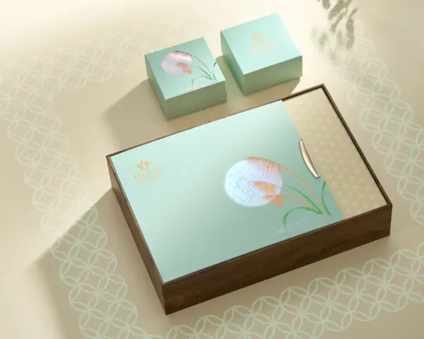 Bánh trung thu Maison Mooncake - hộp Dịu Dàng - set 06 bánh nướng 80g