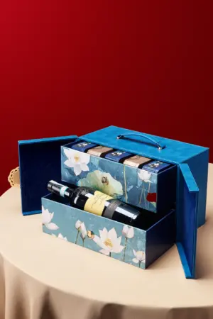 Bánh trung thu Maison Mooncake - hộp Giai Nhân - set 05 bánh nướng 120g