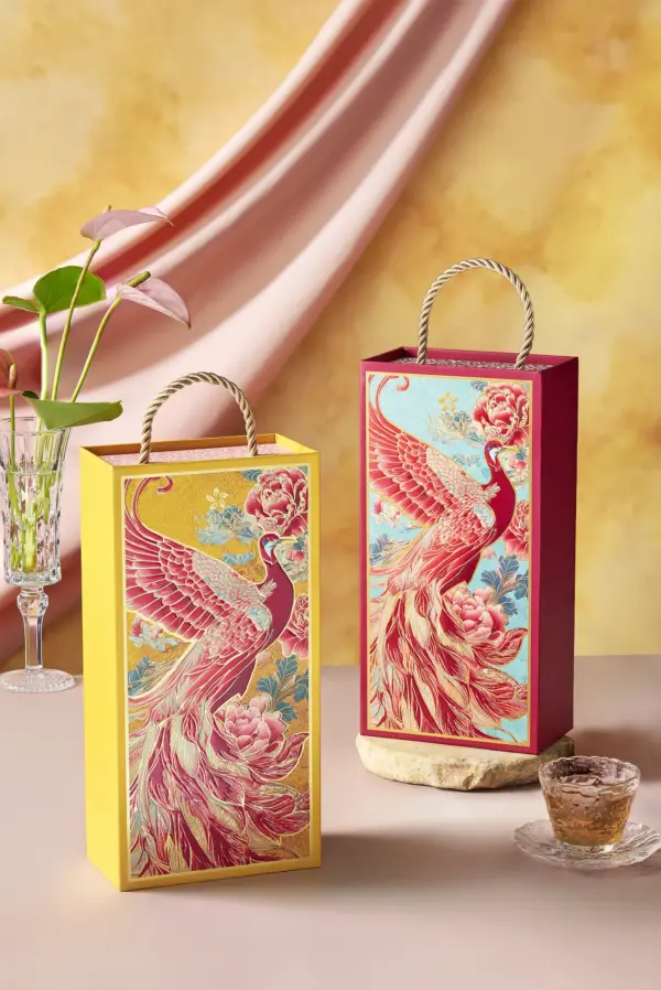 Bánh trung thu Maison Mooncake - hộp Hoa Nguyệt - set 02 bánh nướng 120g