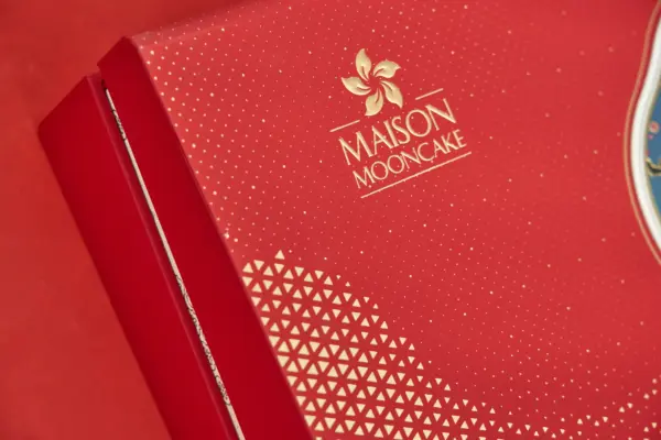 Bánh trung thu Maison Mooncake - hộp Lịch Lãm - set 08 bánh nướng 80g