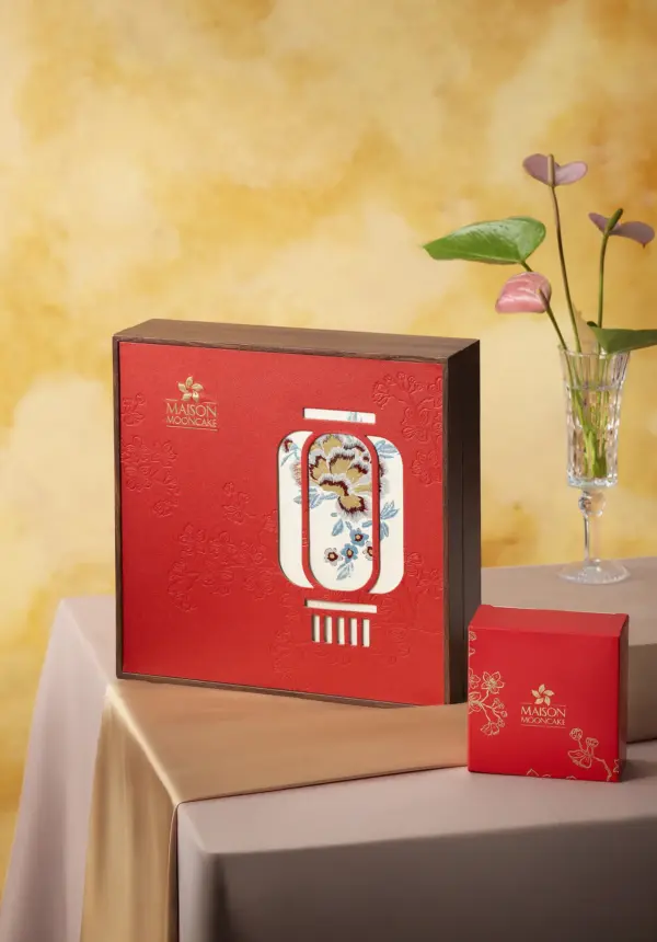 Bánh trung thu Maison Mooncake - hộp Nguyệt Quang - set 04 bánh nướng 100g