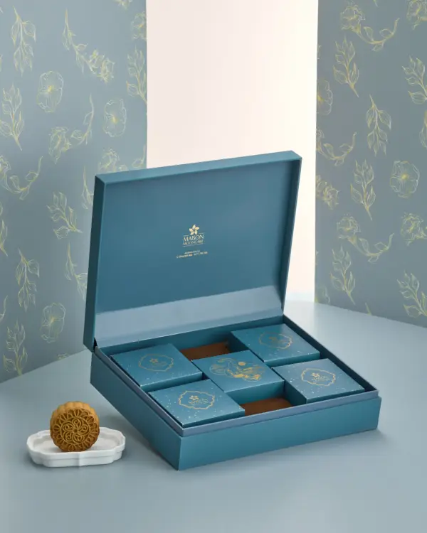 Bánh trung thu Maison Mooncake - hộp Nồng Nàn - set 06 bánh nướng 120g