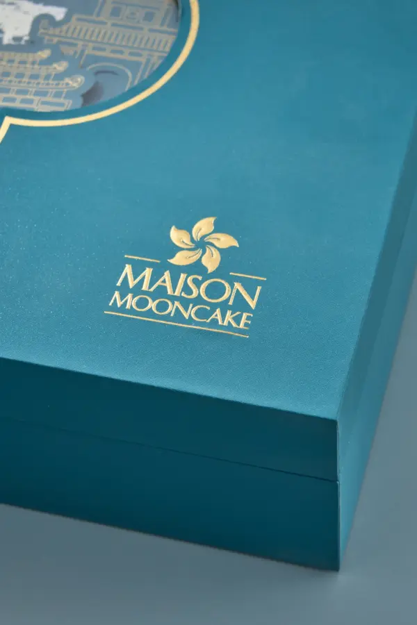 Bánh trung thu Maison Mooncake - hộp Nồng Nàn - set 06 bánh nướng 120g