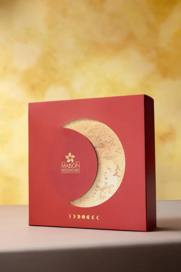 Bánh trung thu Maison Mooncake - hộp Vọng Nguyệt - set 01 bánh nướng 300g