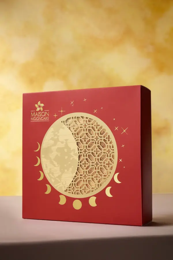 Bánh trung thu Maison Mooncake - hộp Vọng Nguyệt - set 01 bánh nướng 300g
