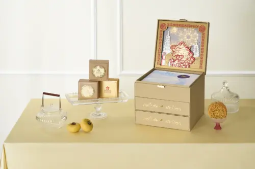 Bánh trung thu Maison Mooncake - hộp Vũ Điệu - set 08 bánh nướng 120g